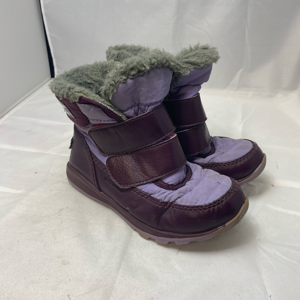 Sorel Kids' Toddler Whitney Strap Snow Boot  Size TODDLER 11.5 or 12 purple
